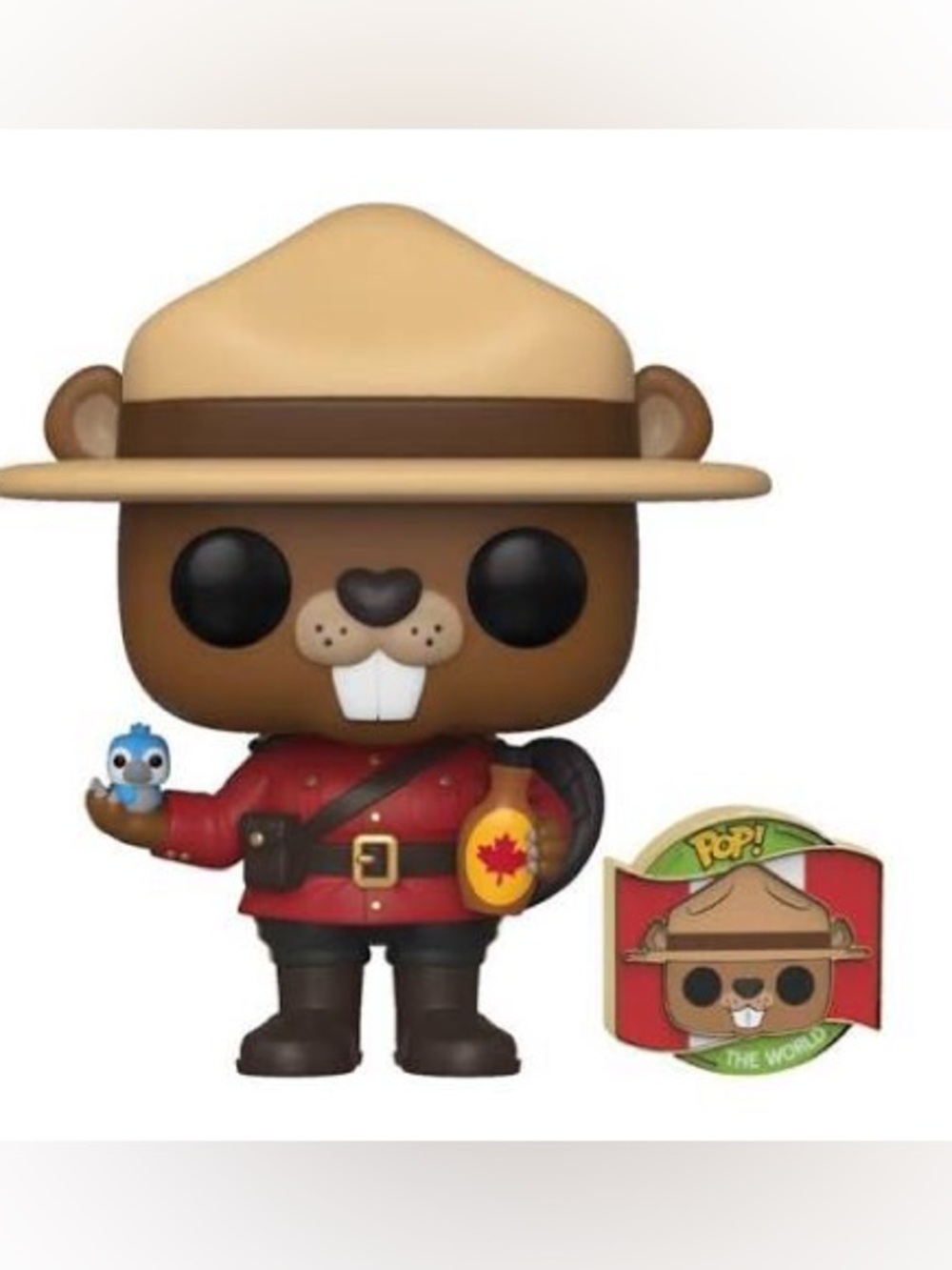 Funko Pop! Douglas Brown and Red Mountie Figure with Gold Badge New in Box